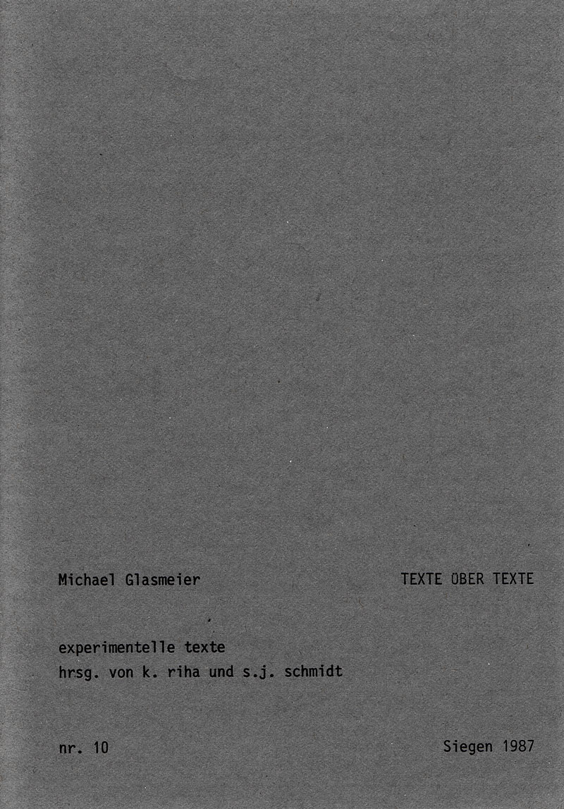 experimentelle-texte-10--glasmeier-michael--1987